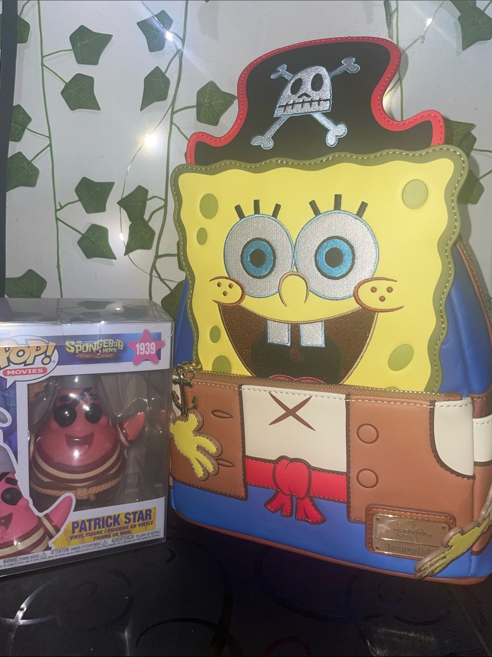 SpongeBob SquarePants Pirate Backpack by Loungefly - with Patrick Funko #1939